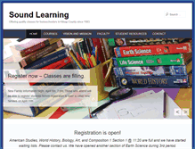 Tablet Screenshot of kitsapsoundlearning.com